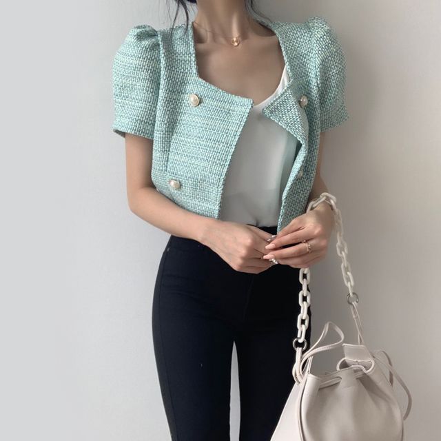 日本未発売 KIJUN ペブル クロップ ニット トップ www.uig