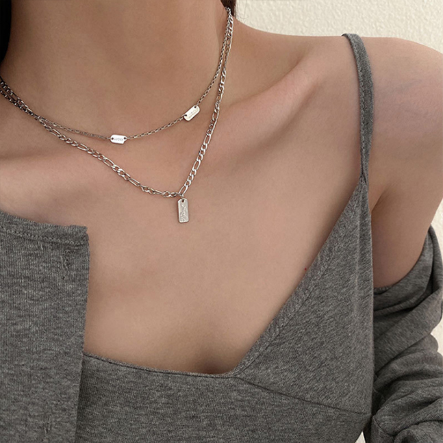 2連ペンダントネックレス