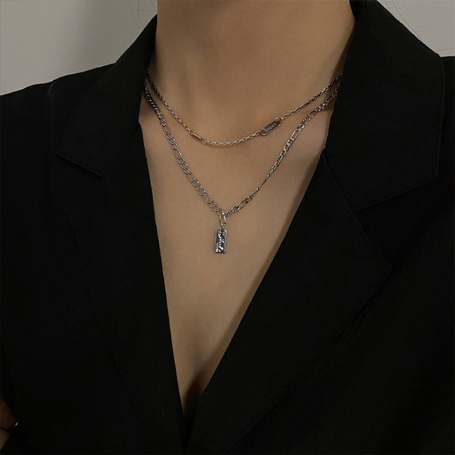 2連ペンダントネックレス