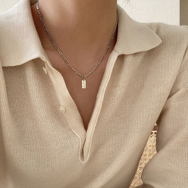 2連ペンダントネックレス