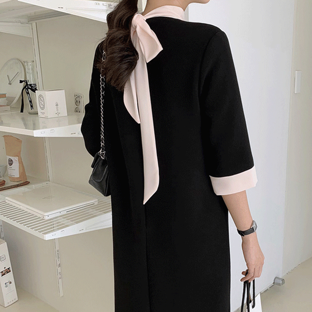 Sona バッグリボンワンピース 10代 代女性ファッション韓国通販