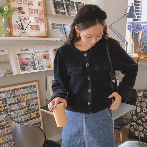 ビンテージツイードジャケット - [10代・20代女性ファッション,韓国