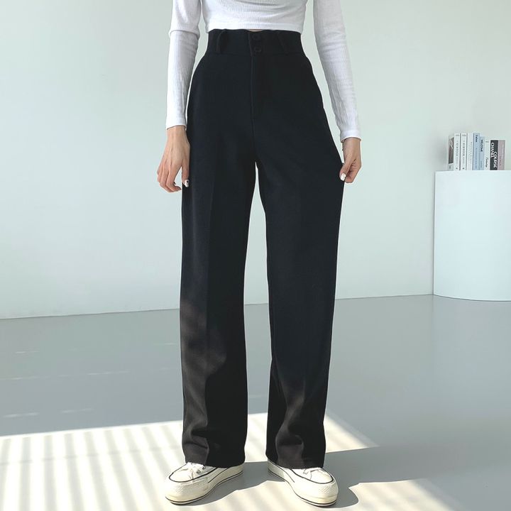 起毛ワイドスラックス(S~2XL)