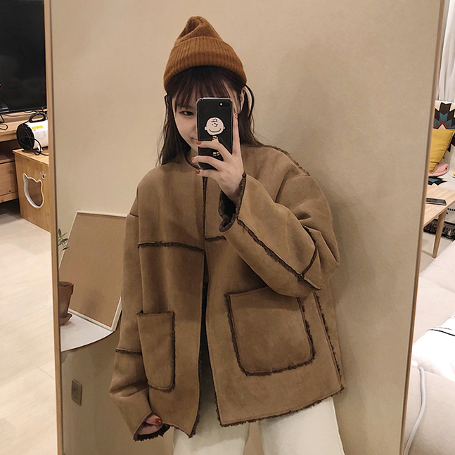 2WAYリバーシブルボアジャケット｜ジャケット｜韓国ファッション通販 SONA