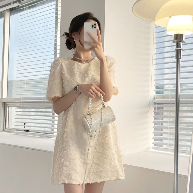 Sona ピンタックフェザーミニワンピース 10代 代女性ファッション韓国通販