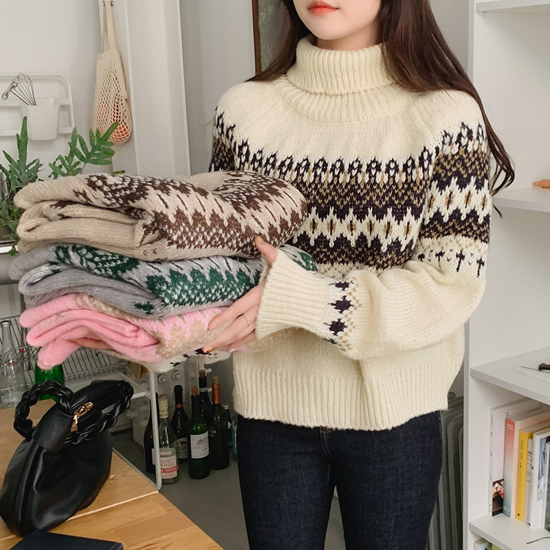 nt3264 ノルディックタートルニットプルオーバー｜ニット｜韓国