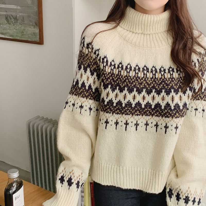 nt3264 ノルディックタートルニットプルオーバー｜ニット｜韓国