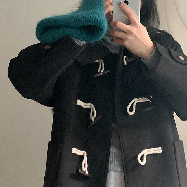 【未使用•タグ付✨】Kent ダッフルコート VAN 裏地キルト 黒 XL 未使用•タグ付✨】Kent ダッフルコート VAN 裏地キルト 黒 XL