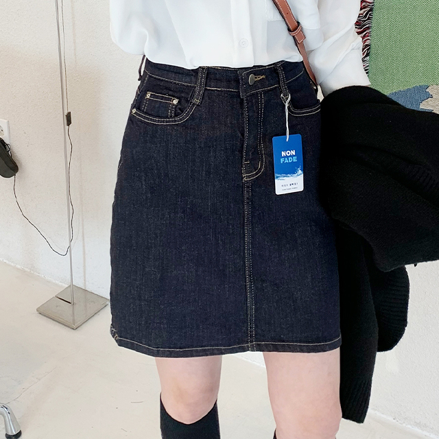 デイリーデニムミニスカート - [10代・20代女性ファッション,韓国通販