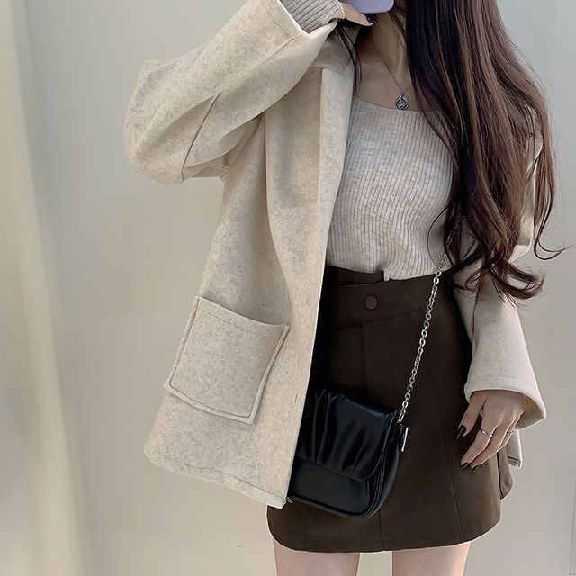 セットアップ 】❤︎ ウール85% ジャケット カーディガン スカート