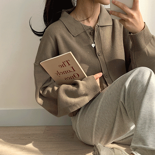 ベーシックカラーカーディガン7色 - [10代・20代女性ファッション,韓国