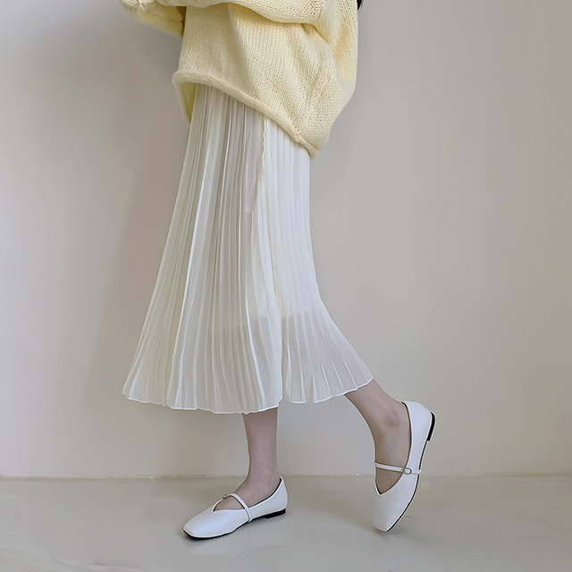 プリーツロングスカート6色 - [10代・20代女性ファッション,韓国通販 ...