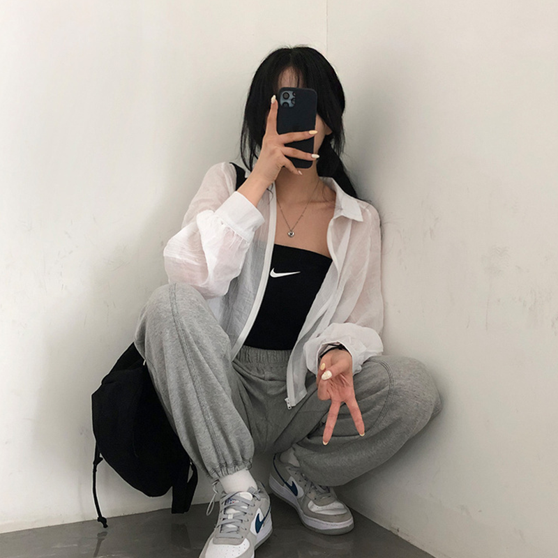 as''on アズオン SEE-THROUGH シースルー トップス 韓国 韓国as