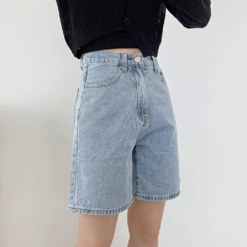 SONA ベーシックデニムショートパンツ(SHORT/BASIC) 10代・20代女性ファッション韓国通販