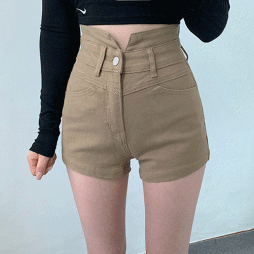 핫걸 쫀득 스판 숏팬츠