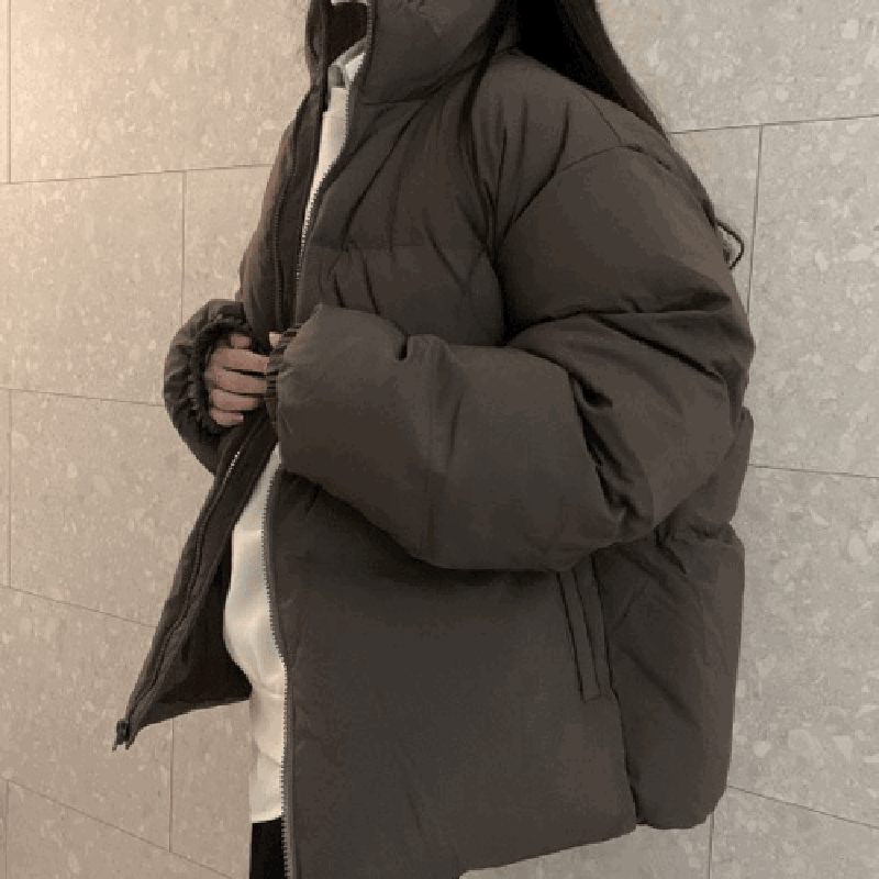 [男女共用]ジップアップダウンジャケット [10代・20代女性ファッション,韓国通販, SONA (ソニョナラ) ソナ