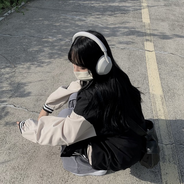 Fロゴバーシティジャケット - [10代・20代女性ファッション,韓国 