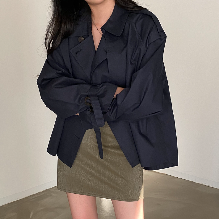 ショートトレンチコート - [10代・20代女性ファッション,韓国通販 