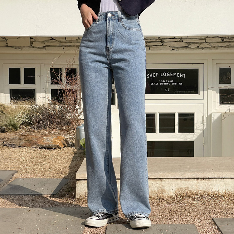 [SHORT/BASIC/LONG] 真(jean)心一字版型牛仔褲(4色)