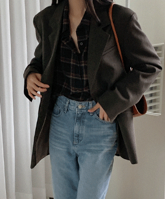 SONA | ウールボタンカラージャケット | 10代・20代女性ファッション 