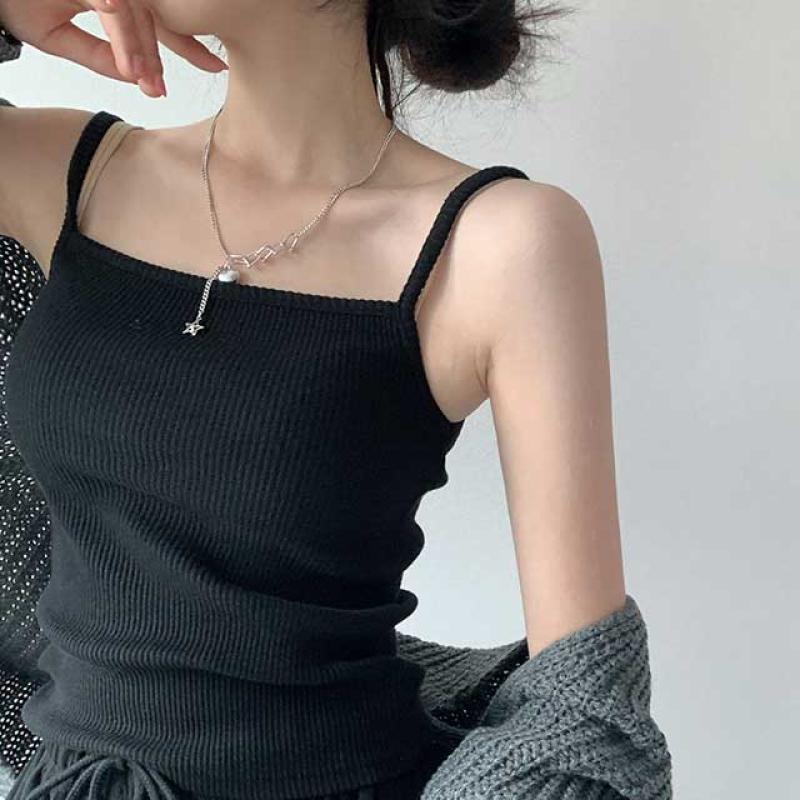 リブキャミソール