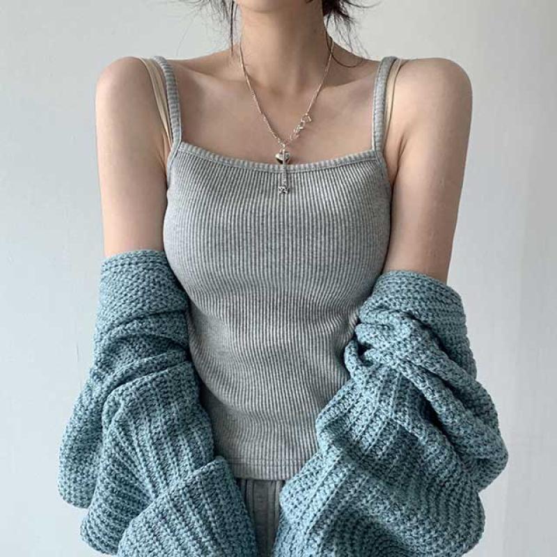 リブキャミソール