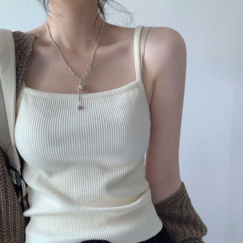 リブキャミソール