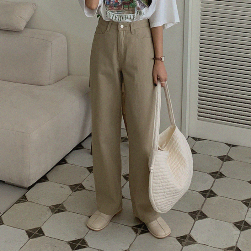 made]デイリーコットンワイドパンツ - [10代・20代女性ファッション