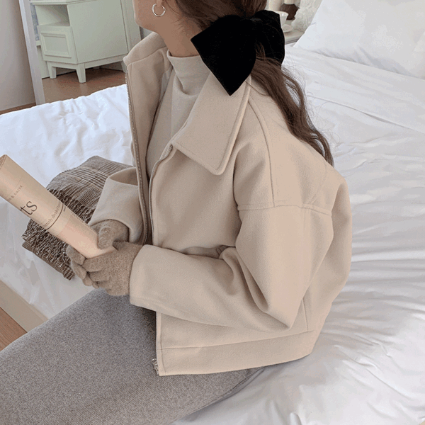 オーバーフィットウールジップアップジャケット｜ジャケット｜韓国