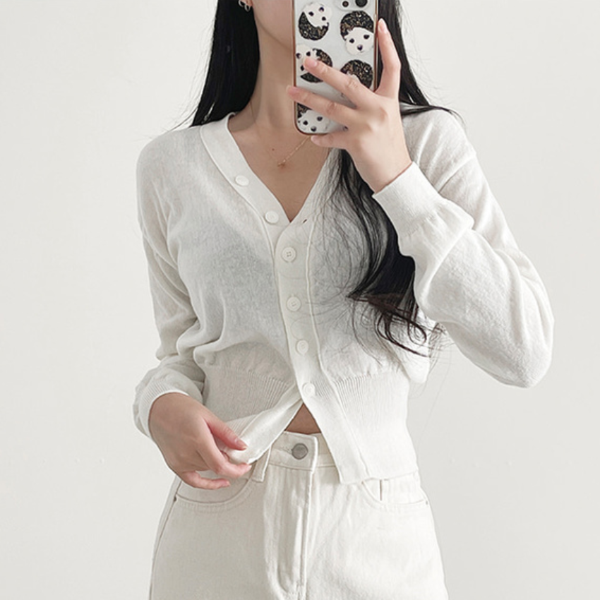 ボレロクロップカーディガン - [10代・20代女性ファッション,韓国通販