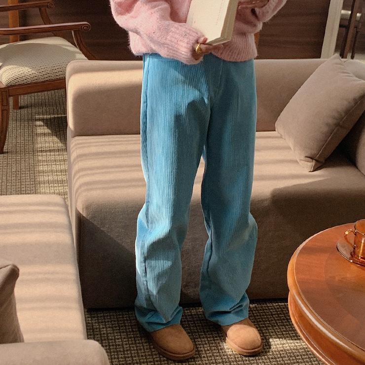 コーデュロイカラーパンツ｜ワイド｜韓国ファッション通販 SONA