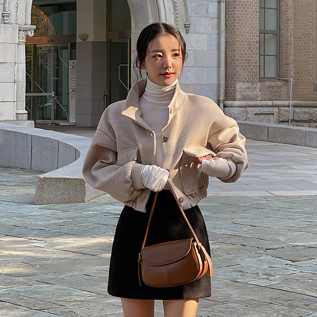 ウールクロップジャケット5色｜ジャケット｜韓国ファッション通販 SONA