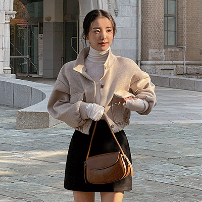 ウールクロップジャケット5色｜ジャケット｜韓国ファッション通販 SONA