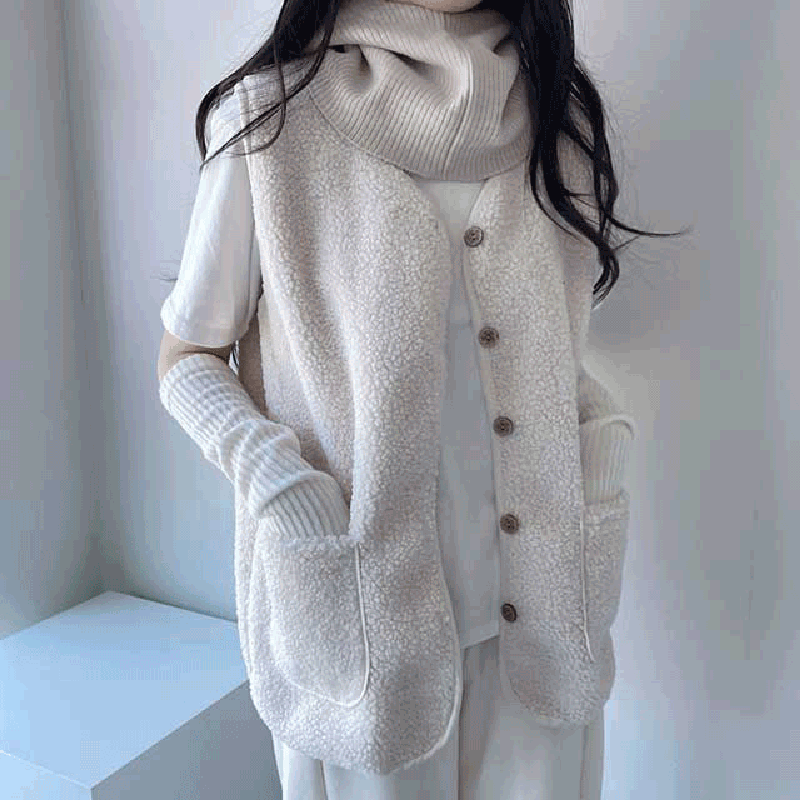 ウールボアベスト6色 | SGD119878 | 10代・20代女性ファッション韓国通販