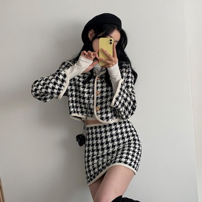 ジャケットとスカート Amazon.co.jp: [WANSHIX] ツイード風 セットアップ
