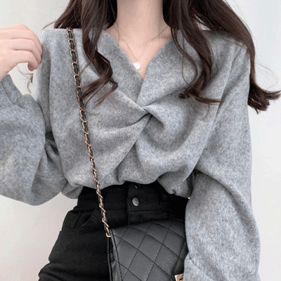 ツイスト起毛ニット