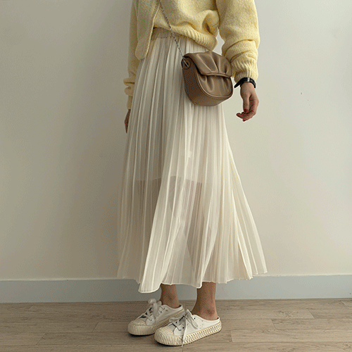 【新品未使用タグ付き】韓国限定モデル★MARK&LONA★ レディーススカート ストライプロングスカート｜ミディ/ロングスカート｜韓国ファッション