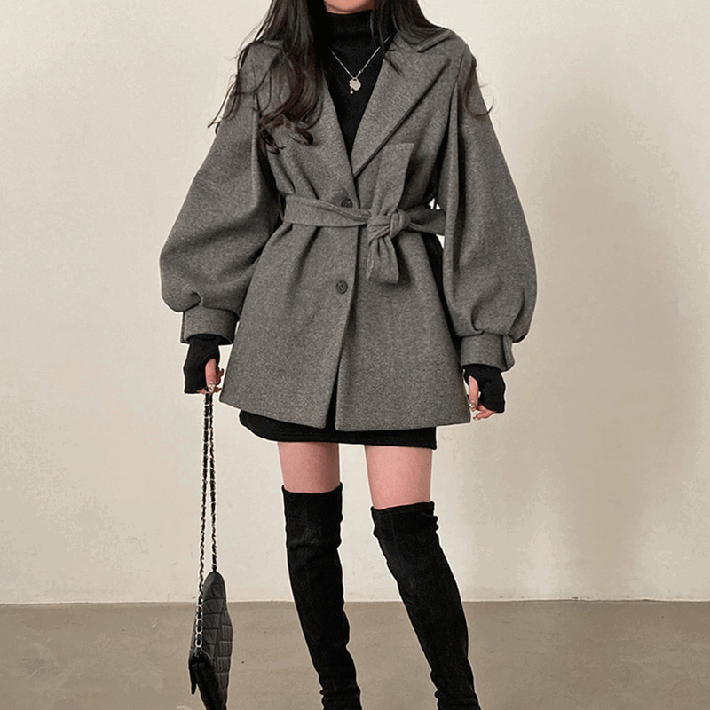 バルーンパフキルティングハーフコート - [10代・20代女性ファッション ...
