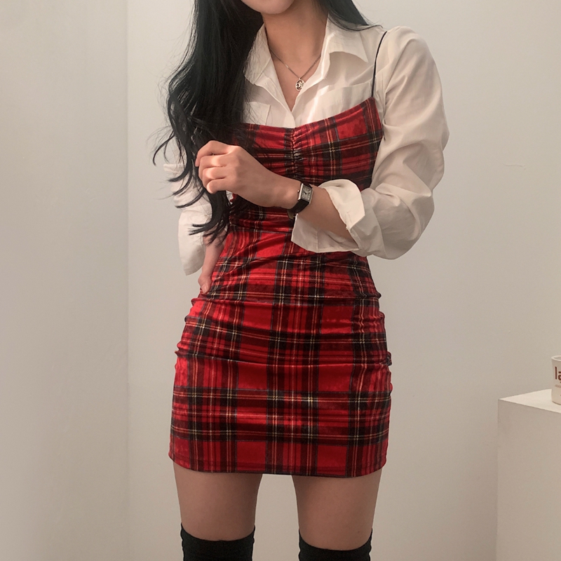 【関税込/国内配送】セザンヌ 可愛 ベルベット ミニ ワンピース 関税込☆セザンヌ オーガニックコットン混 刺繍 ミニ ワンピース