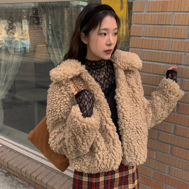 ボアファーショートジャケット｜ジャケット｜韓国ファッション通販 SONA