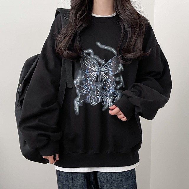 ビンテージチョウレタリングトレーナー｜スウェット｜韓国ファッション