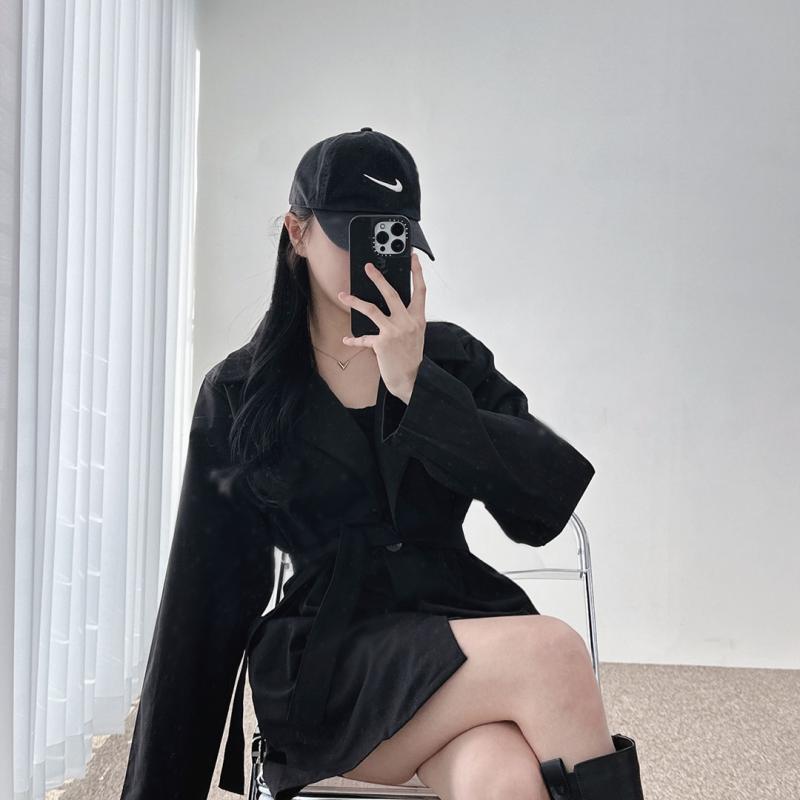 SET]カラーボタントレンチショートコート ベルト｜コート｜韓国