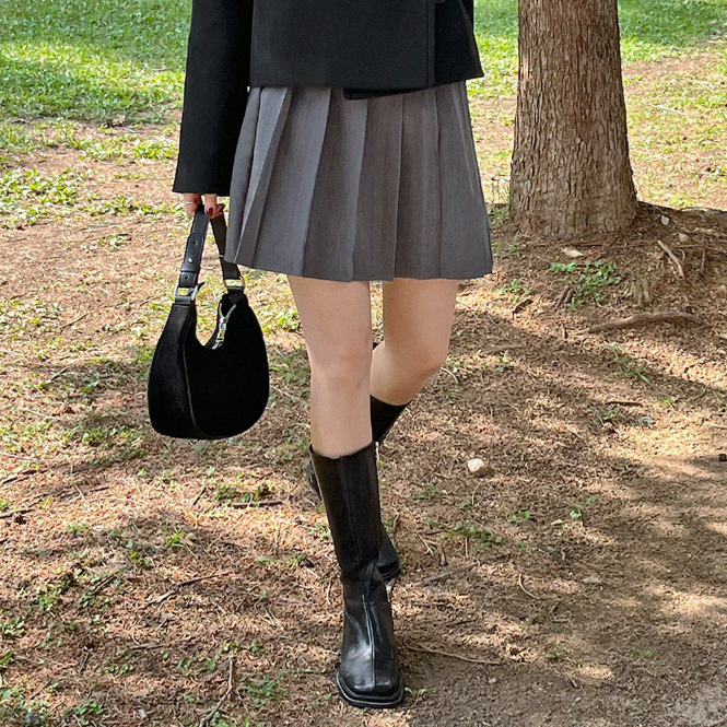 SSK11788 Aラインプリーツミニスカート(XS-4XL) ミニスカート