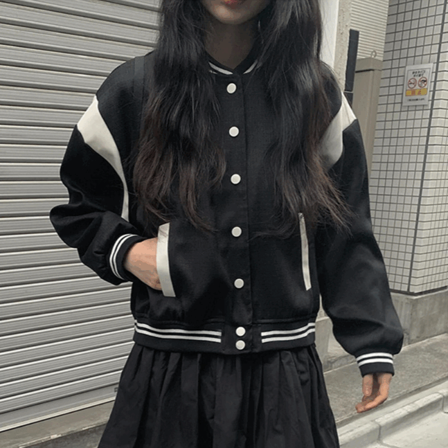 2024SS【akane】配色切替ラフジャケット　SIZEM〜L 2024SS【akane】配色切替ラフジャケット SIZEM〜L 2024SS【akane