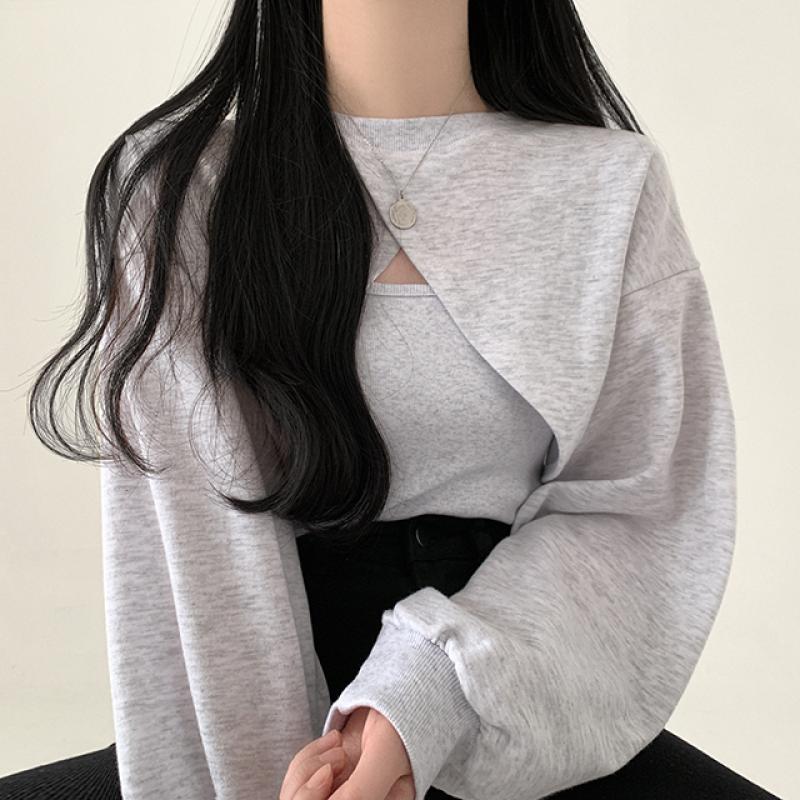 tuketasi ボレロ　トレーナー osharewalker（オシャレウォーカー） トップス レディース スウェット