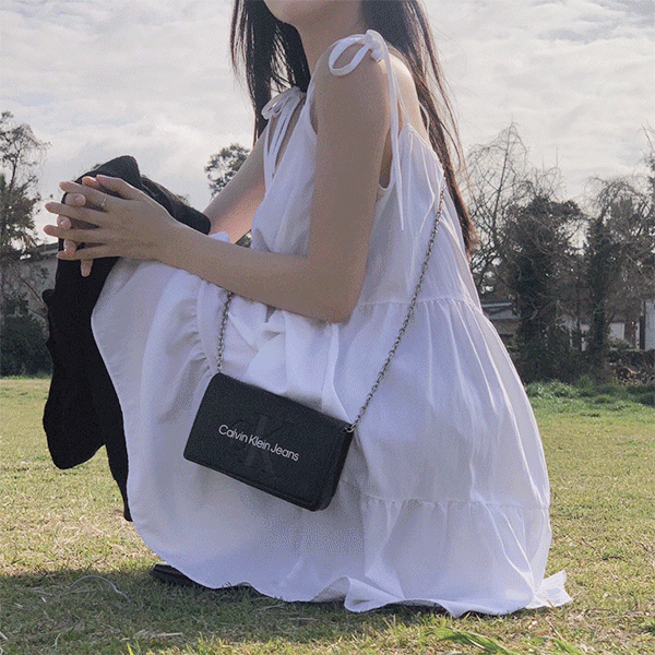 ティアードフレアミニワンピース - [10代・20代女性ファッション,韓国 