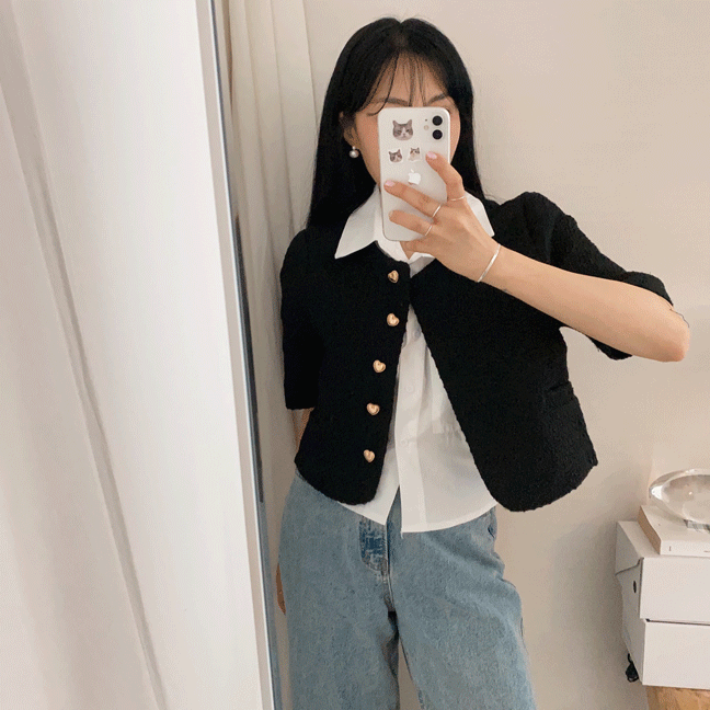 ✨希少✨RANDEBOO ランデブー ジャケット ツイード カラフル 金ボタン ⭐︎本日限定RANDEBOO ランデブー ジャケット ツイード カラフル