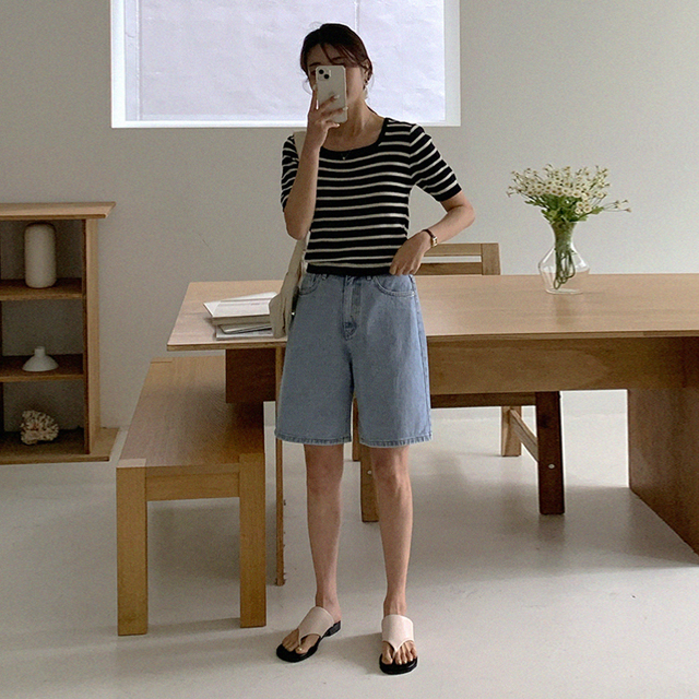 BONCOURA ショートパンツ サイズ30 ブラウン　デニムパンツ 全国通販】BONCOURA