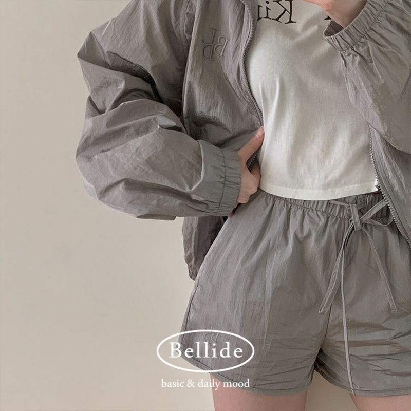 単品可能]2WAYジップアップウィンドブレーカー ショートパンツ