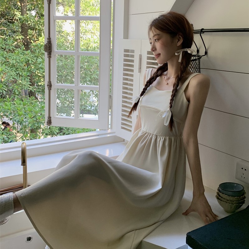 ま*む様 PINUE シャーリングキャミワンピース SAND BEIGE（サンド PINUE シャーリングキャミワンピース（SAND BEIGE）